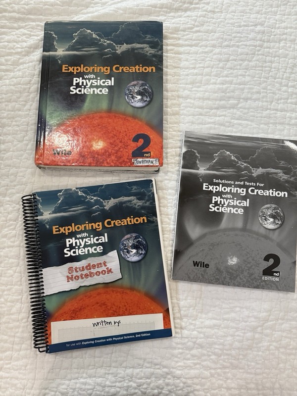 Exploring Creation with Physical Science 2nd Edition, Student Notebook Textbook