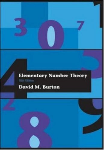 ELEMENTARY NUMBER THEORY By David M. Burton – Hardcover *Excellent Condition*