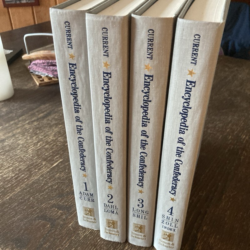 Encyclopedia of the Confederacy by Richard Nelson Current: Volumes 1-4 EUC