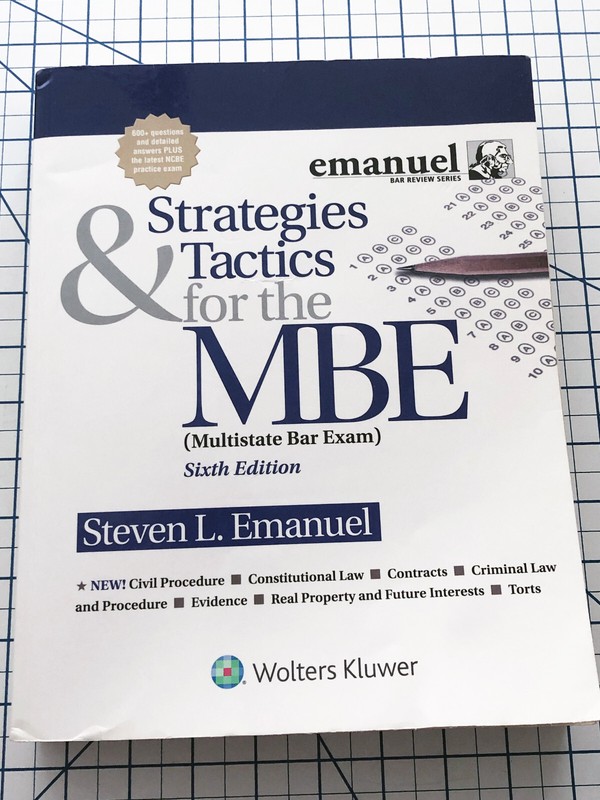 Emanuel Strategies & Tactics for the MBE Multistate Bar Exam Revie – 6th Ed