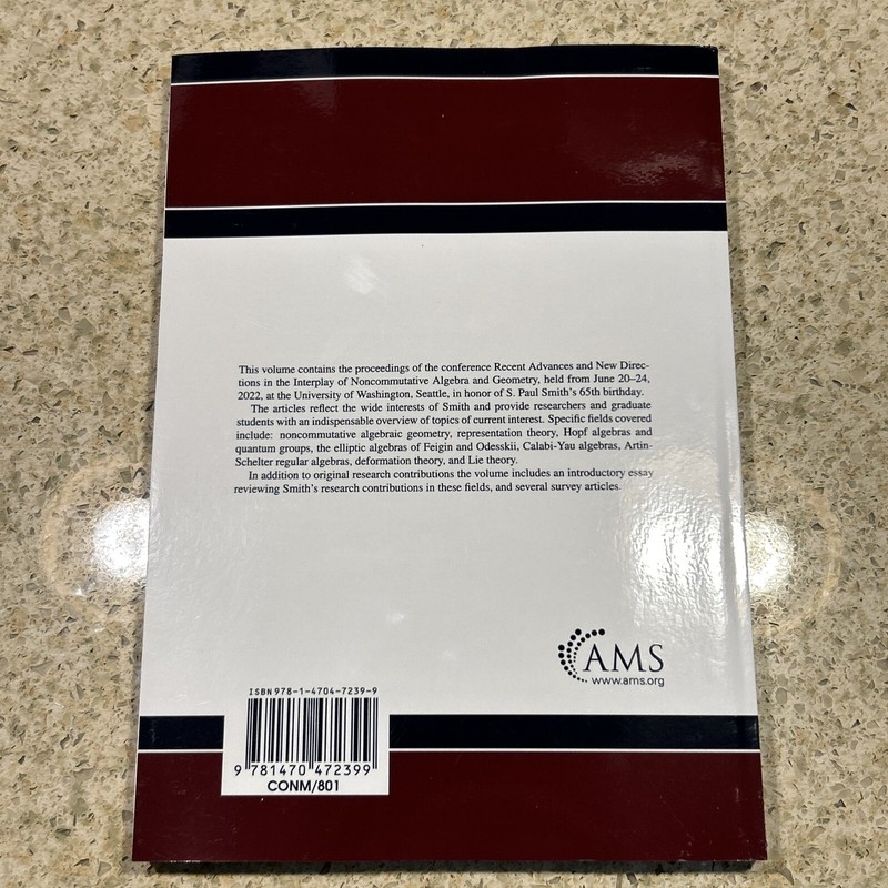 Contemporary Mathematics Recent Advances Noncommutative Algebra Geometry - AMS gallery