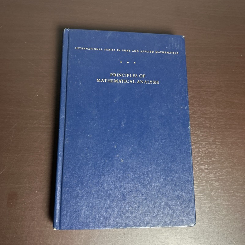 Principles of Mathematical Analysis by Rudin, Walter Acceptable