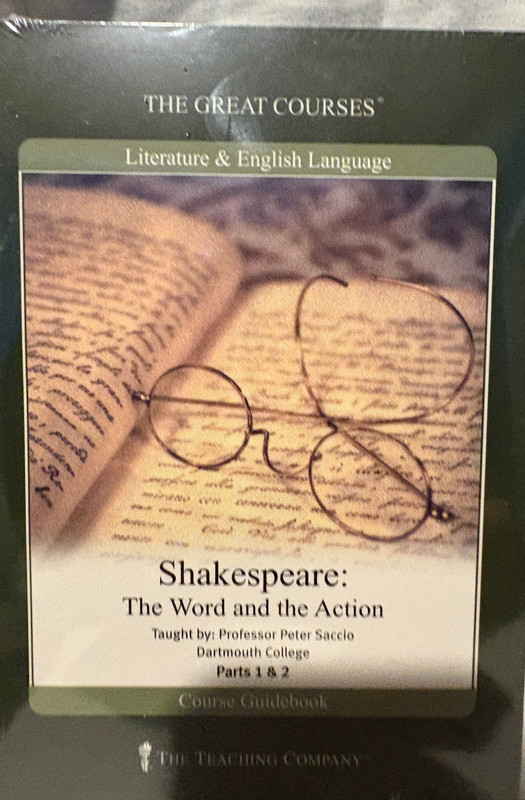 The Great Courses DVDs & Guidebook Literature Shakespeare: The Word & The Action