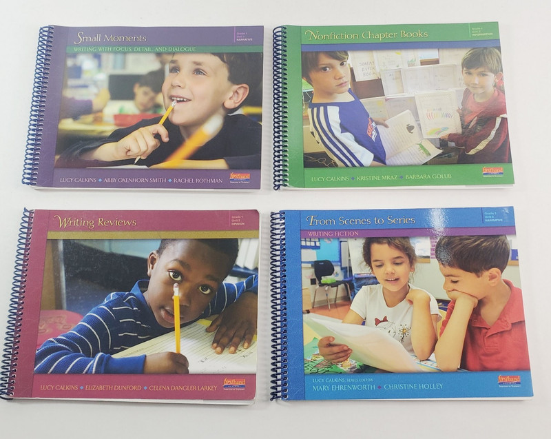 Set of 4 Grade 1 Units of Study in Opinion, Info, Narrative Writing Units 1-4