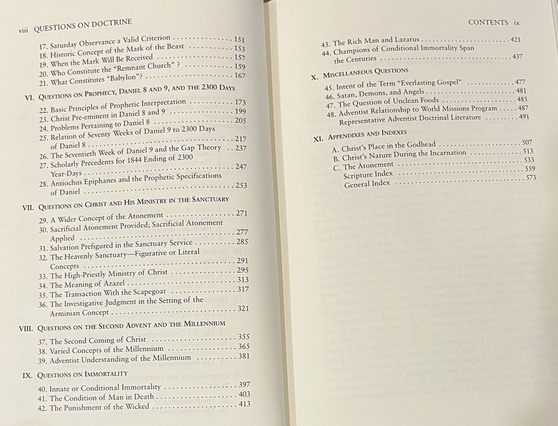 Adventist Classic Library: Questions on Doctrine Annotated Rare Nice binding gallery