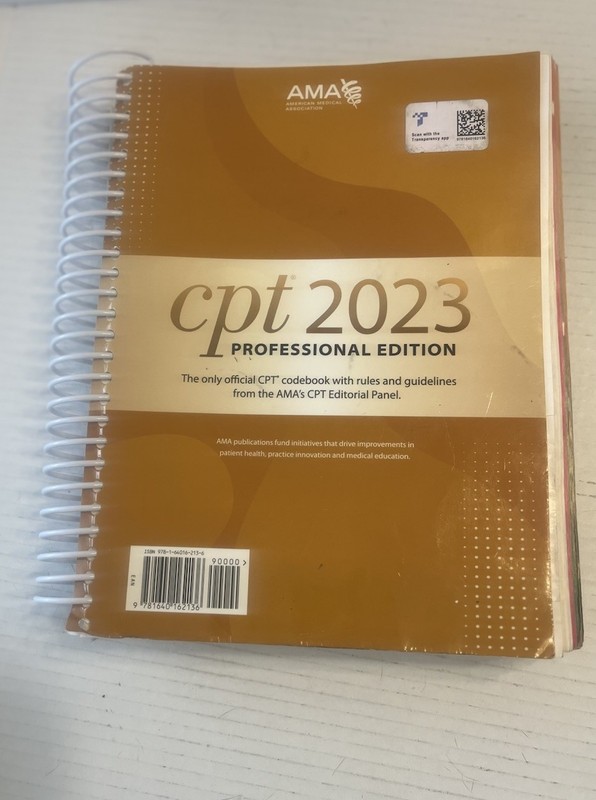 CPT 2023 Professional Ed. Spiralbound, by American Medical Assoc. – No Companion