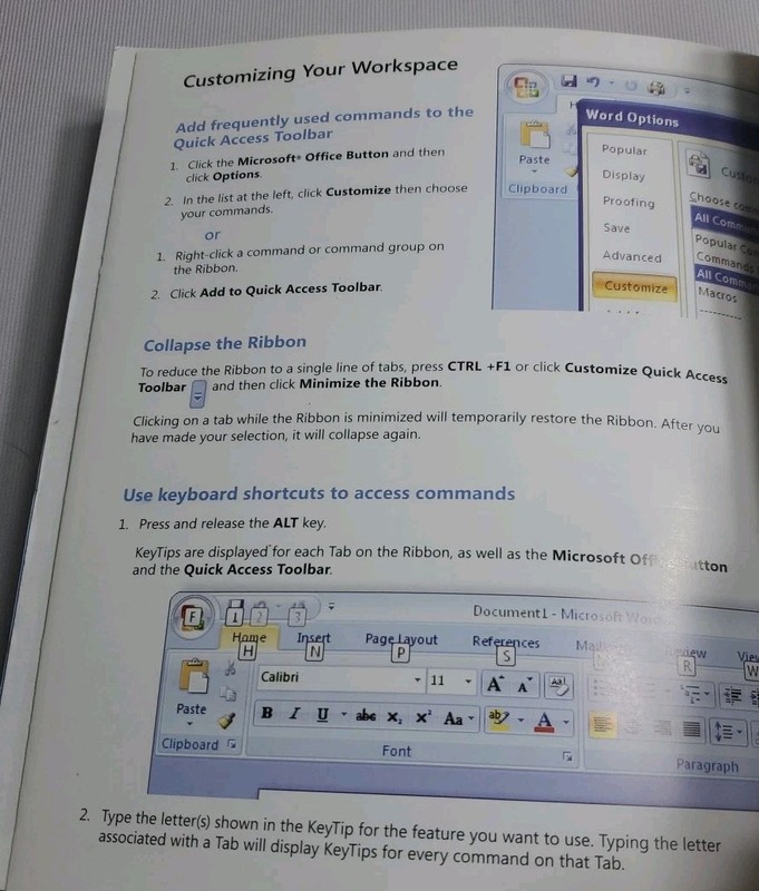 Microsoft Office 2007 Step by Step Paperback, Unused CD gallery