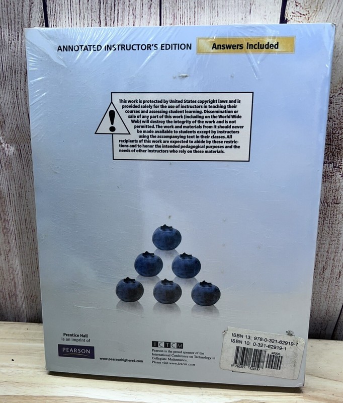 PREALGEBRA 6th edition Elayn Martin-Gay Instructors Edition Factory Sealed gallery
