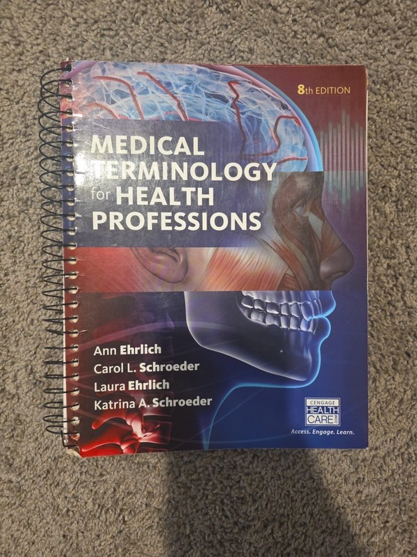 Medical Terminology for Health Professions by Carol L. Schroeder and Ann Ehrlich gallery