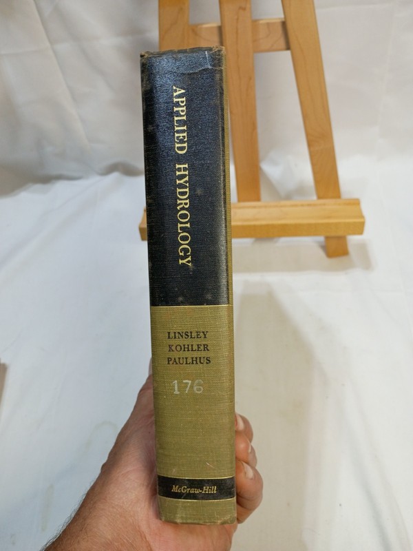 Applied Hydrology: McGraw-Hill Civil Engineering Series 1949 gallery