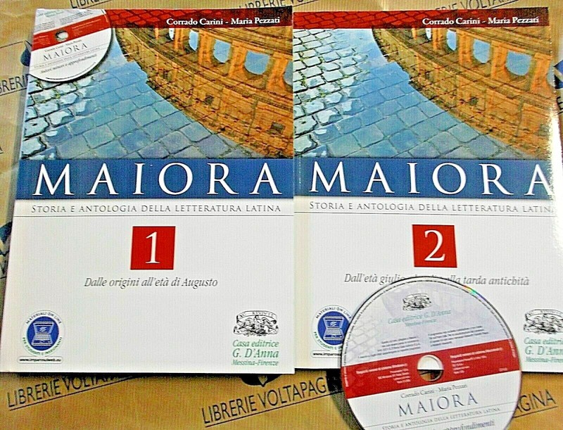 MAIORA VOL.1 + 2 (IN 2 VOLUMI con Cd) – CORRADO CARINI e MARIA PEZZATI -D’ ANNA