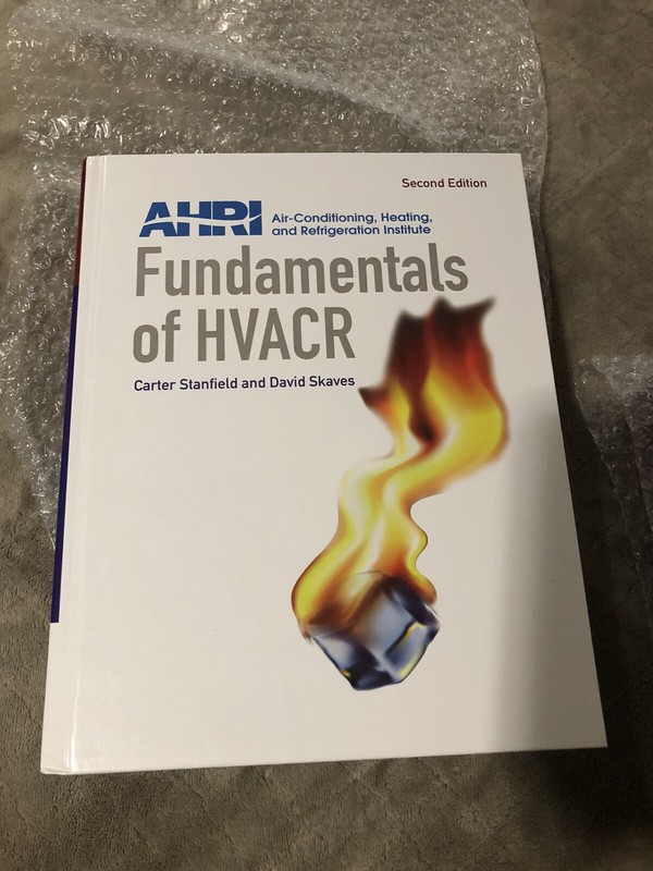 Fundamentals of HVACR by Carter Stanfield, AHRI Staff and David Skaves (2012,…