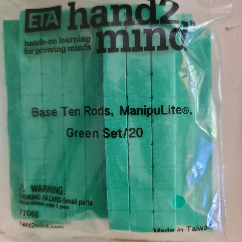 enVision Math STUDENT MANIPULATIVES KIT (PACK/7) Grade 1~Base Ten/Snap Cube/Die+ gallery