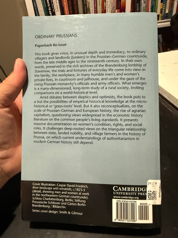 Ordinary Prussians : Brandenburg Junkers and Villagers, 1500-1840, Paperback ... gallery