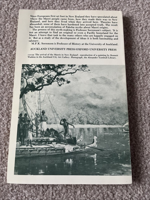 MAORI ORIGINS AND MIGRATIONS: THE GENESIS OF SOME PAKEHA By M. P. K. Sorrenson gallery