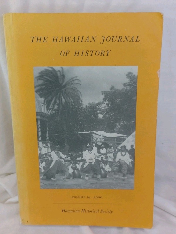 The Hawaiian Journal of History vol 34 (2000) RARE! 🌺🌺🌺🤙