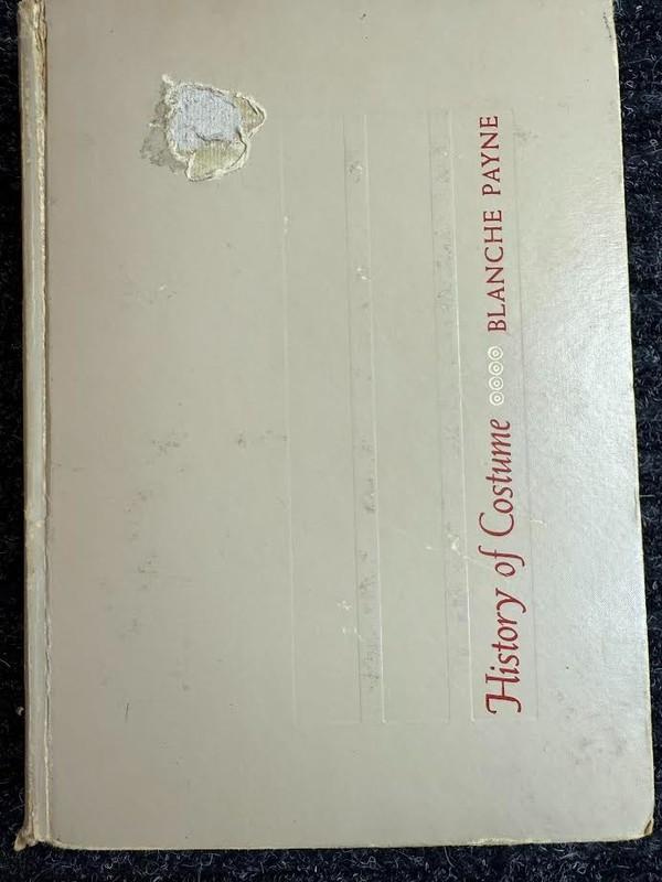 History of Costume by Blanche Payne, Harper & Row 1965
