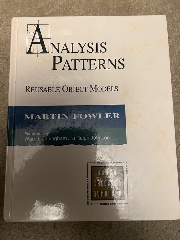 Addison-Wesley Object Technology Ser.: Analysis Patterns : Reusable Object…
