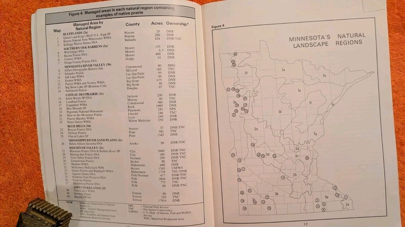 A GUIDE TO MINNESOTA PRAIRIES: The Natural Heritage Program, PB, 1984, 71 Pages gallery