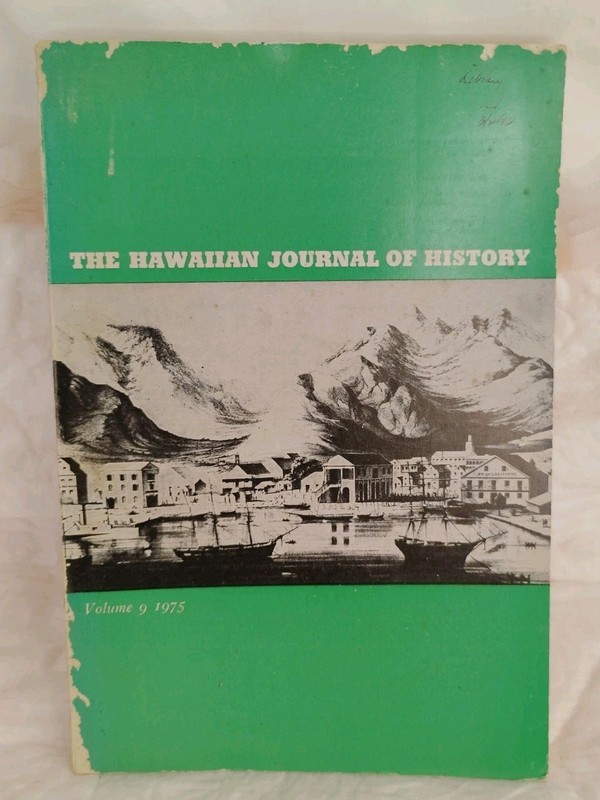 The Hawaiian Journal of History Vol 9 (1975) RARE! Read Description*