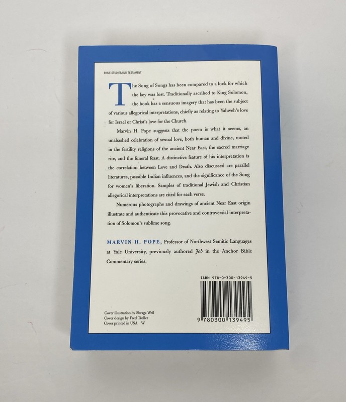 Song of Songs: A New Translation with Introduction The Anchor Yale Bible gallery