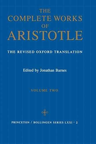 The Complete Works of – Hardcover, by Aristotle; Jonathan Barnes – Very Good u