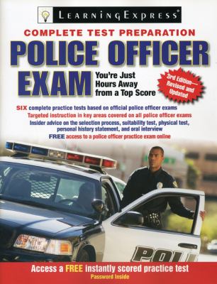 Police Officer Exam (Learning Express) by LearningExpress Editors, Acceptable Bo