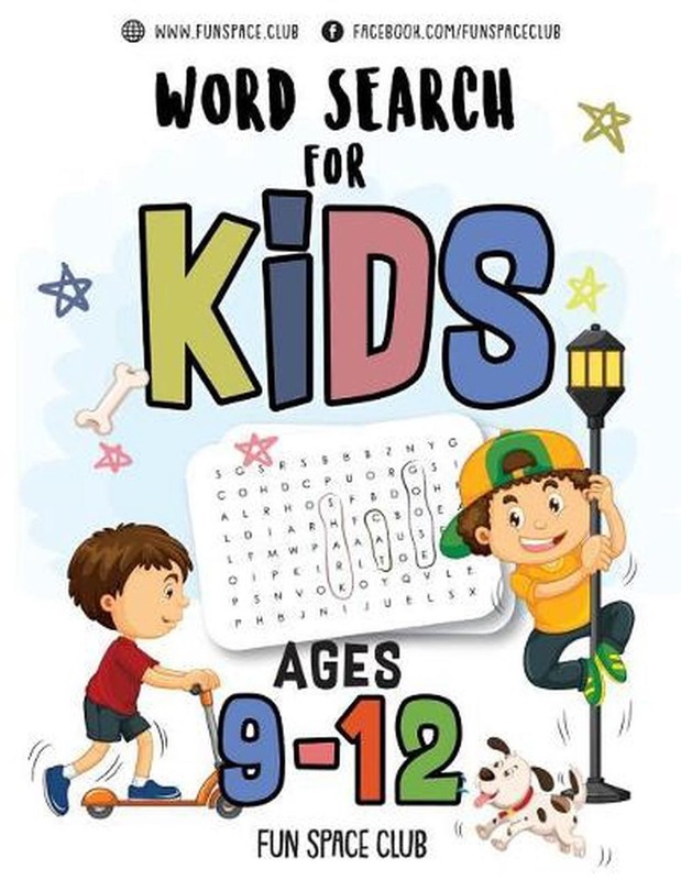 Word Search for Kids Ages 9-12: Word search puzzles for Kids Activity books Ages