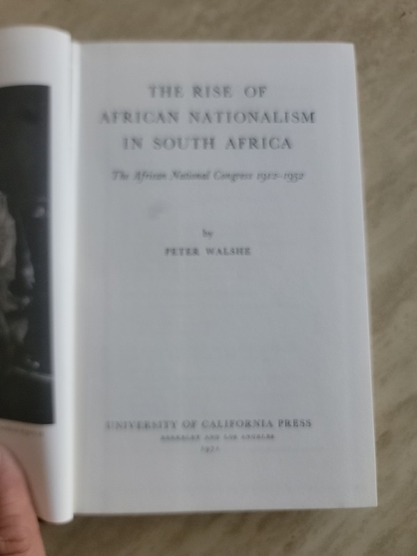 The Rise of African Nationalism in South Africa : The African Nat gallery