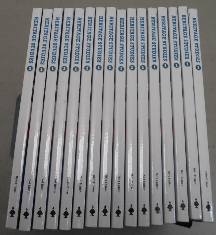 Lot of 16 Heritage Studies 1 Student Text (Third Edition) BJU Press