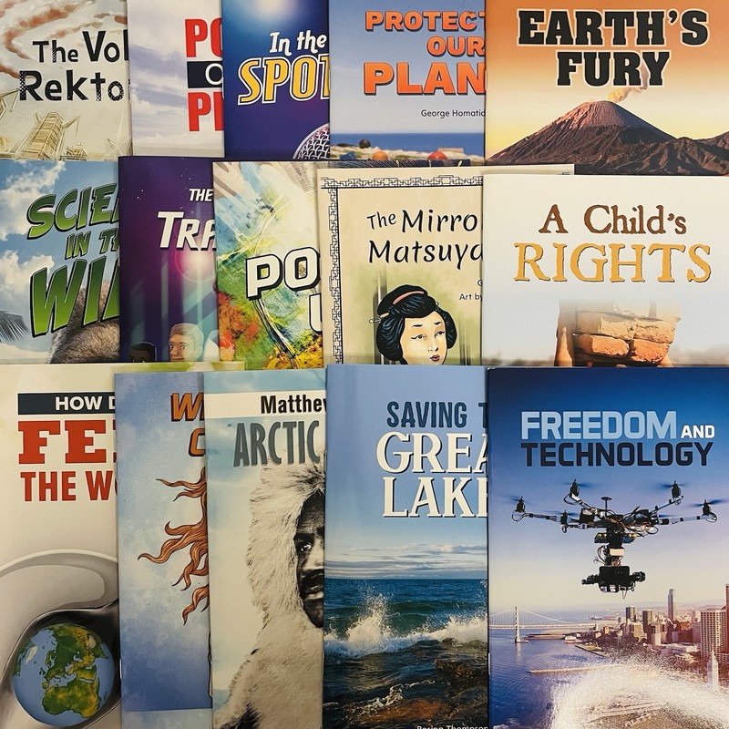 Lot of 15 MyView Literacy Level W Classroom Readers Savvas Learning Company