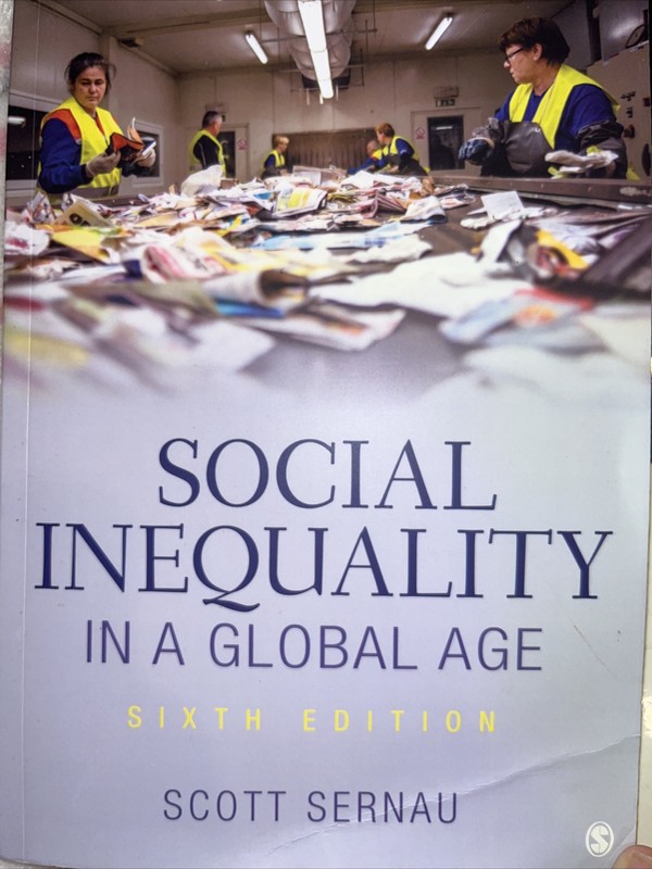 Social Inequality in a Global Age by Scott R. Sernau (2019, Paperback) Sixth Ed