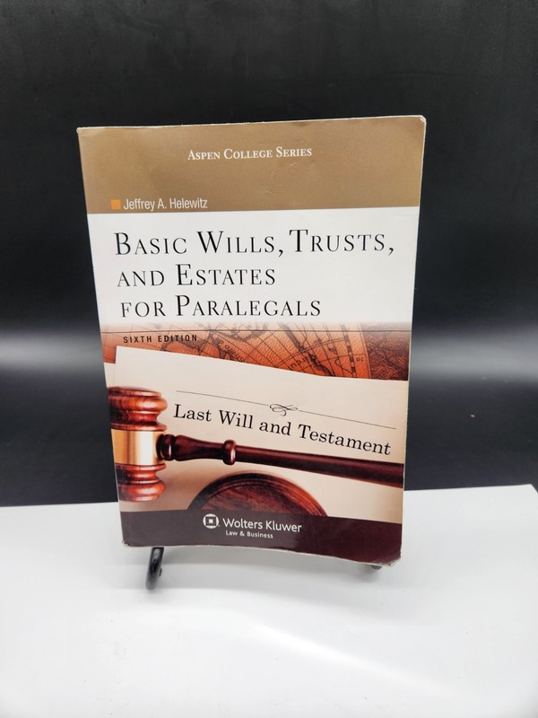 Basic Wills, Trusts, and Estates for Paralegals (Aspen College Series)