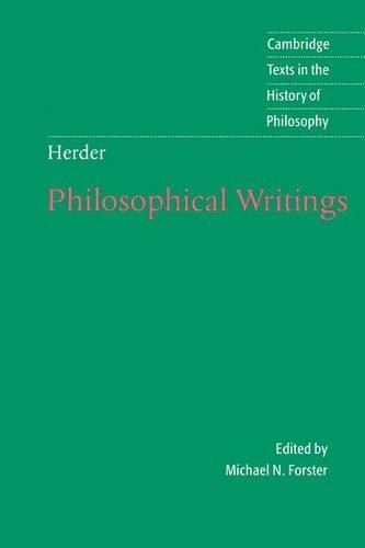Johann Gottfried von Herde Herder: Philosophical Writing (Paperback) (UK IMPORT)