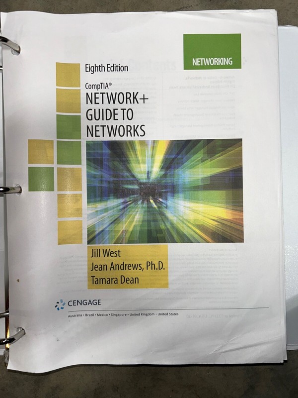 Network+ Guide to Networks, Loose-Leaf Version by Jean Andrews, Jill West and…