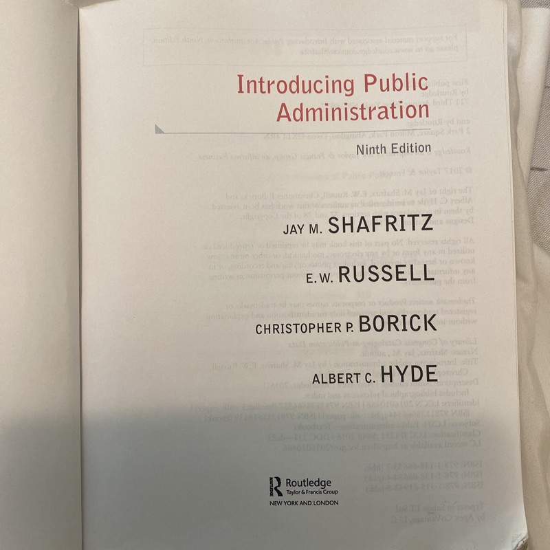 Introducing Public Administration by Christopher P. Borick, Albert C. Hyde,... gallery