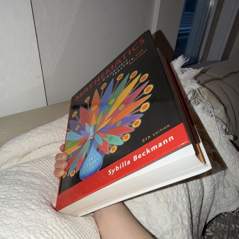 Mathematics for Elementary Teachers by Sybilla Beckmann, Pearson, Hardcover, 5t… gallery