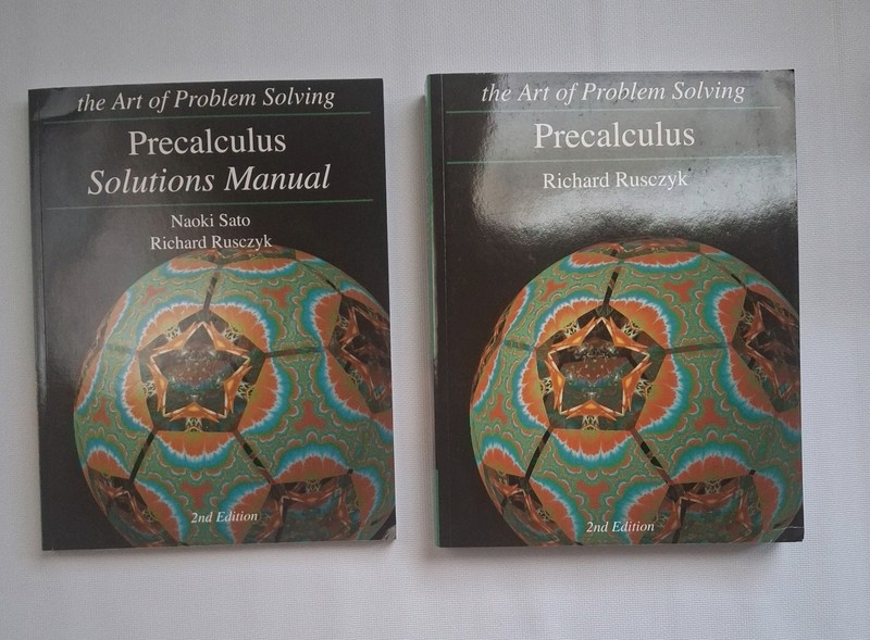 Art of Problem Solving Set, 2nd edition., Precalculus & Solutions Manual math