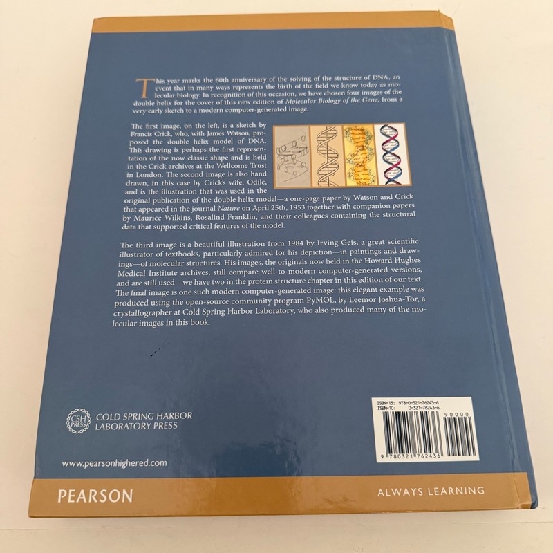 Molecular Biology of the Gene Seventh Edition Hardcover 2014 Watson Baker Bell gallery