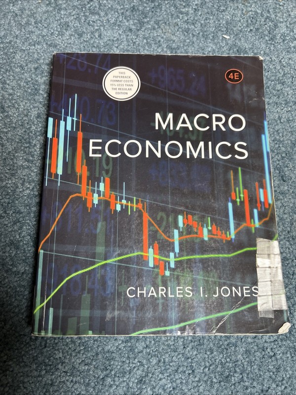 Macroeconomics by Charles I. Jones (2016, Trade Paperback)