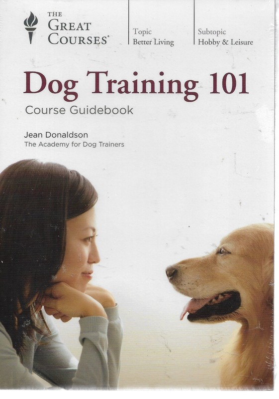 Dog Training 101 Jean Donaldson 2018 Guide Book & 4 DVD Great Courses NEW MINT
