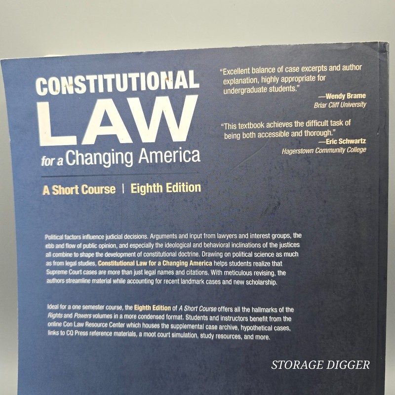 Constitutional Law for a Changing America A Short Course Eighth Edition gallery
