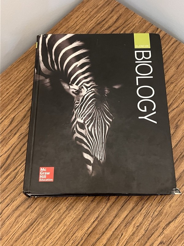 McGraw-Hill Education Glencoe Biology Hardcover Textbook Science