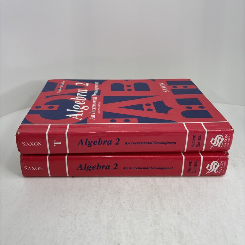 Saxon Algebra 2 An Incremental Development 2nd Edition Textbook & Teacher’s Ed gallery