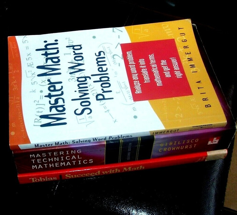 Lot 3 Math Bks Succeed w. Math 0874472598; Master1564146782; Technic 0070248281