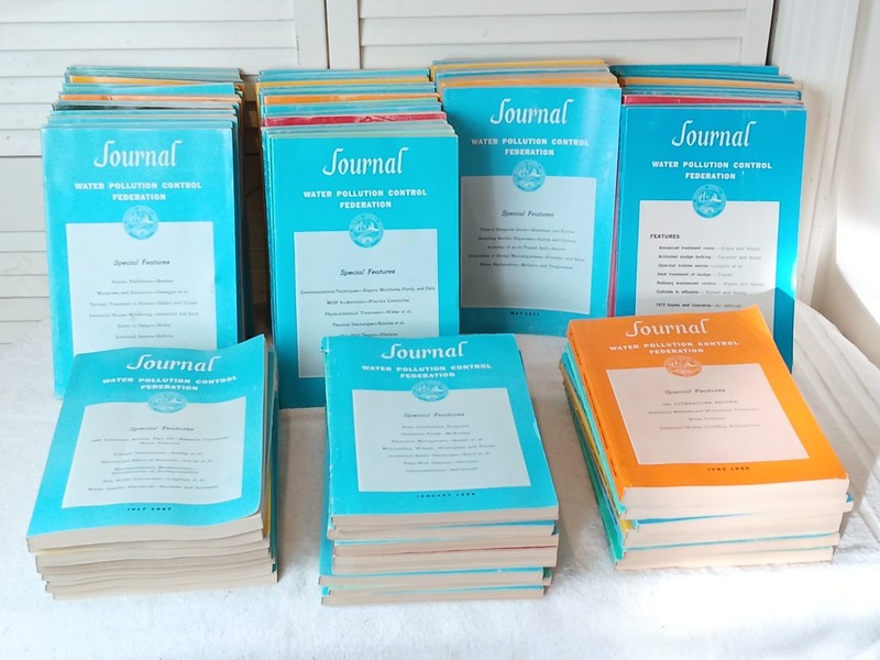 Vintage-Journal Water Pollution Control Federation Paperbacks Books Research
