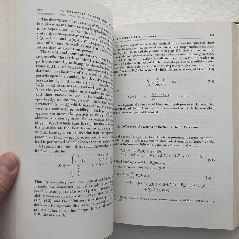 Vintage 1975 First Course In Stochastic Processes 2nd Ed Karlin Taylor HC Math gallery