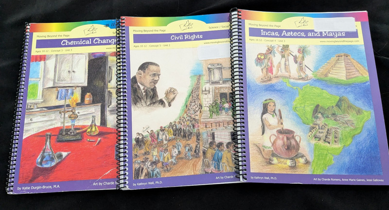 Moving Beyond the Page Ages 10-12 Unused Lot 3 books Social Studies Science