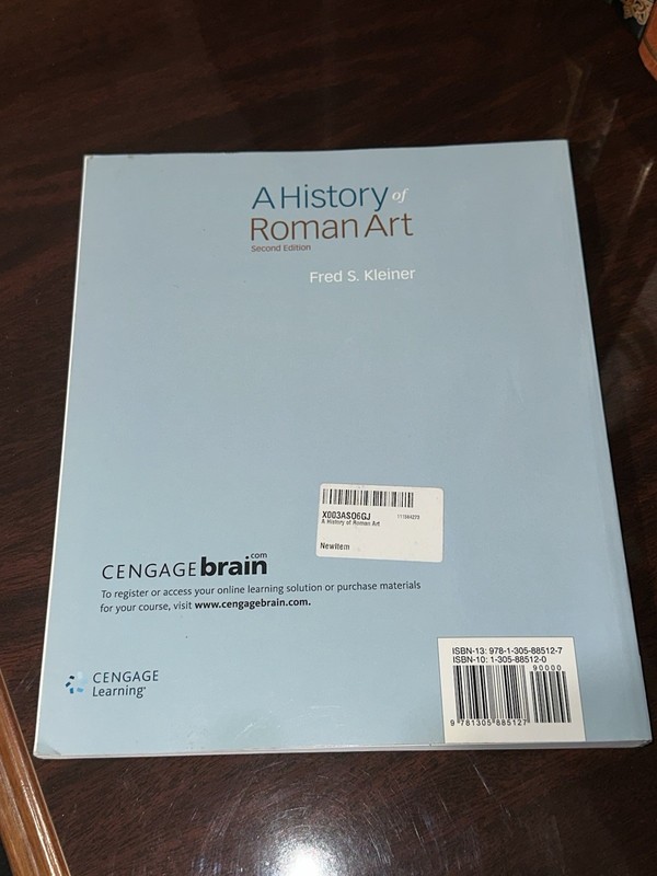 AHistory or Roman Art Second Edition Fred S. Kleiner Book gallery