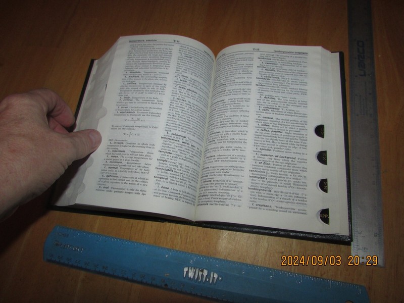 Taber's Cyclopedic Medical Dictionary by Clayton L. Thomas (1977, Hardcover) gallery